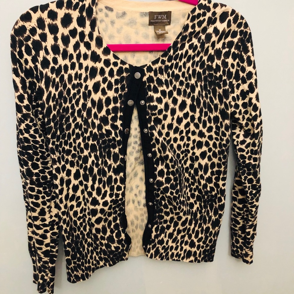 Beautiful Belt & Leopard Print Cardigan!
